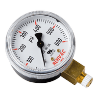 GA-06 | Rehvac 600psi Low Pressure Replacement Gauge | DiversiTech