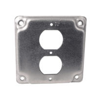 620-409 | Cover Receptacle Steel Sq. 4in Pack of 50 | DiversiTech