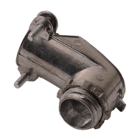 PI341 | 90 degree connector, 4 per pack, trade size 1/2in., knockout 1/2in. | DiversiTech