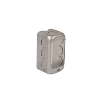 PI390 | Extension ring, length 4in., width 201.7in., depth 1-7/8in., capacity (cubic in) 13.0, knockout (in) 1/2 | DiversiTech