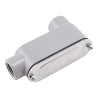 PI458 | Includes steel cover, screws, gasket, trade size 1/2in., body type Back (LB) | DiversiTech