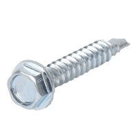 6946CX | Hex Head Self Drilling Screw, 1/4in. Head #8 x 1in., 100 Pcs. | DiversiTech