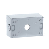 PI385 | Weatherproof boxes, length 4-1/2in., width 2-3/4in., depth 2in., capacity (cubic in) 19.0, hole size (in) 1/2 | DiversiTech