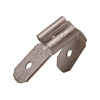 6212CX | Tab adapter, 1 female, 2 male, stacked, pack of 100, tab size .250 | DiversiTech