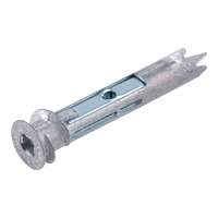 7321X | E-Z Toggle, zinc die cast, heavy-duty, pack of 10, screw size- #8 x 2-1/8in., max fixture- 5/8in. | DiversiTech