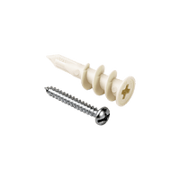 7316L | E-Z Anchor, nylon, pack of 50, screw size- #8 x 1-1/4in., max fixture- 3/4in. | DiversiTech
