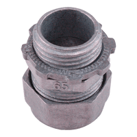 PI411 | Compression type connectors, 8 per pack, trade size 1/2in., knockout 1/2in. | DiversiTech