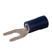 6239LX | Insulated spring spades, pack of 50, wire range 16-14, stud #8 | DiversiTech