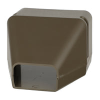 230-DE4B | SpeediChannel 4in. Duct End Brown Pack of 10 | DiversiTech
