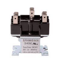 D-90342 | General Purpose Switching Relay, 208/240VAC, power terminals 1 - 6 | DiversiTech