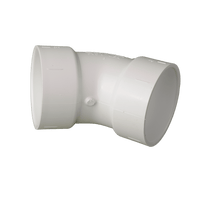 5-321030 | 3 inch DWV 45 degree Elbow (H x H) Pack of 25 | DiversiTech