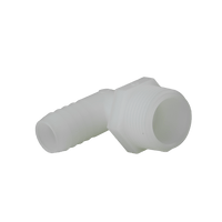 701-028-5 | 5/8 inch x 3/4 inch 90 degree Nylon Elbow: B x MIPT (pack of 5) | DiversiTech