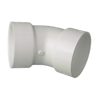 5-321020 | 2 inch DWV 45 degree Elbow (H x H) Pack of 50 | DiversiTech