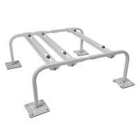 QSMS1205 | 12in Extra Wide Mini-Split Stand, Steel, 3 Arms | DiversiTech