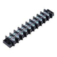 6195X | Terminal block, no. of positions 10, length (in) 6.59, width (in) 1.31, screw size 8-32, max. wire size 14-12 | DiversiTech