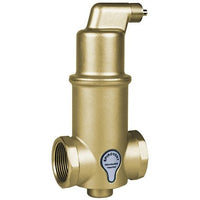 VJR125TM | Air Separator Junior 1-1/4 Inch Brass Threaded VJR125TM 150 Pounds per Square Inch for Hydronic Heating and Chilled Water | Spirotherm Venting