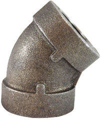 Midland Metal Mfg. 68190 3 300 PD GALV MALL ELBOW 45, Nipples and Fittings, Extra Heavy 300# Malleable Iron, Galvanized 45 Degree Elbow | Blackhawk Supply