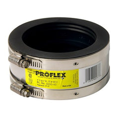 Fernco 3000-43 Coupling Proflex Shielded 4 x 3 Inch Cast Iron to Plastic/Steel/E x tra Heavy | Blackhawk Supply