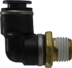 Midland Metal Mfg. 690806SC 1/2X3/8 (P-IN X MIP D.O.T. ELB) COMPOSITE, Brass Fittings, DOT Composite Body Push-In, DOT Composite Body Push-In Male Elbow | Blackhawk Supply