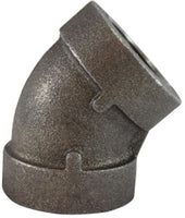 69184 | 3/4 300# BLK 45 ELBOW, Nipples and Fittings, Extra Heavy 300# Malleable Iron, Black 45 Degree Elbow | Midland Metal Mfg.