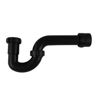 A9704 | P-Trap with Threaded ABS Adapter 1-1/2 Inch Polypropylene Black | Dearborn Plastic
