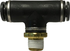 Midland Metal Mfg. 720606SC 3/8X3/8 (PI X MIP DOT BRNCH TEE) COMPOSITE, Brass Fittings, DOT Composite Body Push-In, DOT Composite Body Push-In Male Branch Tee | Blackhawk Supply