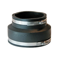 1056-53 | Coupling Flexible 5 x 3 Inch Cast Iron/Plastic to Cast Iron/Plastic PVC 4.3 Pounds per Square Inch for All Types of In-House and Sewer Connection | Fernco