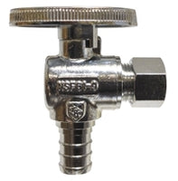 746438 | 1/2 PEX X 3/8 COMP LF ANGLE SUPPLY STOP | Midland Metal Mfg.
