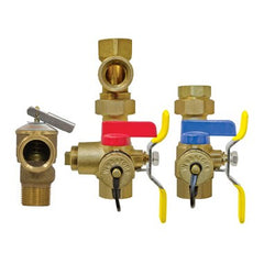 Webstone H-54444WPR-LF Tankless Valve Kit E2 with Pressure Relief Valve Lead Free 1 Inch Sweat High-Flow Hose Drain/Adjustable Packing Gland | Blackhawk Supply