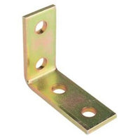 9030CAZ | Bracket 200 90 Degree Angle 3-1/2 x 4-1/8 Inch Carbon Steel | Superstrut