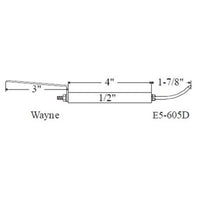 E5-605 | Igniter Set of 2 1/2 x 8-7/8 Inch for Wayne Burners E5-605D | Westwood Products