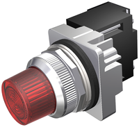 52PL5C2 | PILOT LIGHT | FV 12V | RED | GLASS | Siemens Electrical