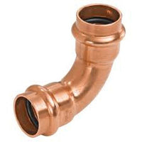 PC607-12 | Elbow 90 Degree 1/2 Inch Wrot Copper Press x Press PC607 | Nibco
