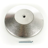 1798-SS | Cover Plate Domed with Screw 6 Inch Stainless Steel for Cleanout 6 Inch | Pasco