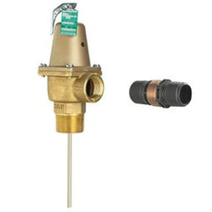 Watts N241X-5 Relief Valve Temperature and Pressure 1-1/4 x 1 Inch Male x Female Bronze 75-150 Pounds per Square Inch 210 Degrees Fahrenheit for Commercial Water Heaters | Blackhawk Supply