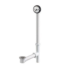 Gerber 41-513 Waste and Overflow Assembly Roman Trip Lever Chrome 1-1/2 Inch PVC Domed for Tub | Blackhawk Supply