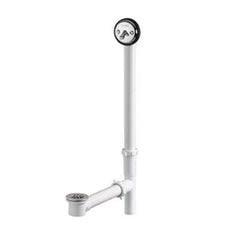 Gerber 41-513 Waste and Overflow Assembly Roman Trip Lever Chrome 1-1/2 Inch PVC Domed for Tub  | Blackhawk Supply
