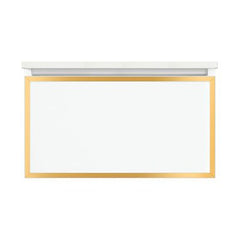 Robern VP30H2D18P28ýSý82 Vanity Profiles 30 Inch Selectable Night Light Matte Black 1 Drawer Plumbing Matte Gold 15 Inch 18-7/8 Inch | Blackhawk Supply