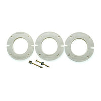 1018-BR | Extension Kit Closet Flange Brass for Bathroom Floor Two 3-1/2 Inch Closet Bolts with Washers and Nuts One 1/4IN Flange One 1/2IN Flange | Pasco