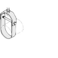 11GI0500 | Clevis Hanger Standard 5 Inch IPS Electro Galvanized for Suspension of Non-Insulated Stationary Pipe Lines | Hangers