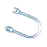 SUBL0380200CP | U-Bolt 1-1/2 Inch with Hex Nuts T-304/18-8 Stainless Steel | Hangers