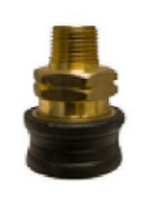 86036RG | 3/8 RUBBER GRIP FEMALE ST QD COUPLER | Midland Metal Mfg.