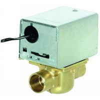 V8043B1027/U | Zone Valve 2 Position 2-Way Straight Through 3/4 Inch Brass Sweat 3.5 Cv 125 Pounds per Square Inch | HONEYWELL HOME