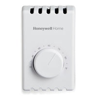 T410B1004/U | Thermostat T410B Non-Programmable Electric Heat with Pos Off Switch DPST 120/208/240/277 Volt 1 Heat White 40-85 Degrees Fahrenheit | HONEYWELL HOME (OBSOLETE)