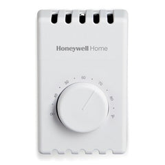 HONEYWELL HOME T410B1004/U Thermostat T410B Non-Programmable Electric Heat with Pos Off Switch DPST 120/208/240/277 Volt 1 Heat White 40-85 Degrees Fahrenheit | Blackhawk Supply