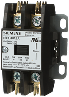 45EG10AFA | Contactor | 45DP | 30A | 1P | Open | 120V | Siemens Electrical