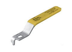 Jomar 899-711 Geomet Plated Steel Yellow Lever Handle | Fits any T-100, S-100 or JP-100 | For Sizes: 4" | Blackhawk Supply