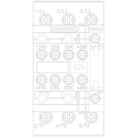 3RT20241DB443MA0 | CONTACTOR S0 12A 24VDC 2NO/2NC SCRW | Siemens Electrical