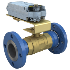 Bray STM250-2-74/DCM24-310 2.5" | STM Flanged Characterized ball valve | 2way | CV 74 | Normally Open | Damper & Valve actuator | 24 Vac | 310 lb-in | modulating | Non-Spring Return | Blackhawk Supply