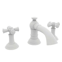 2420/52 | Lavatory Faucet Aylesbury Widespread 8 to 20 Inch Spread 2 Cross ADA Matte White 1.2 Gallons per Minute Brass Spout Height 1-13/16 Inch | Newport Brass